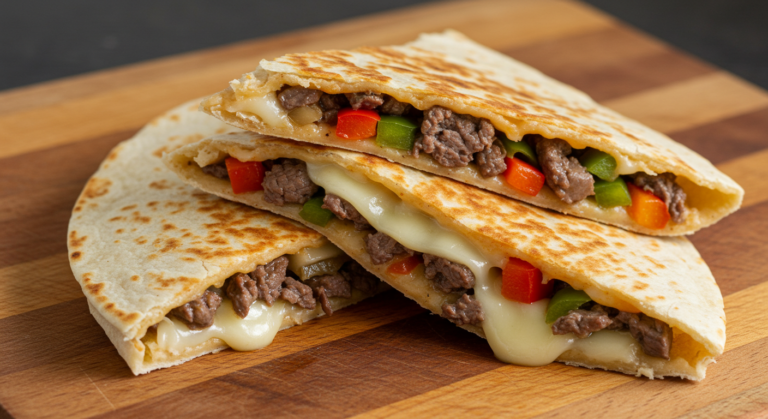 Philly Cheesesteak Quesadilla Recipe