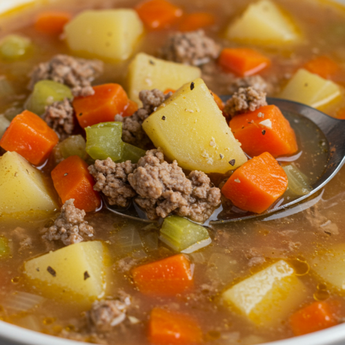 Hamburger Potato Soup