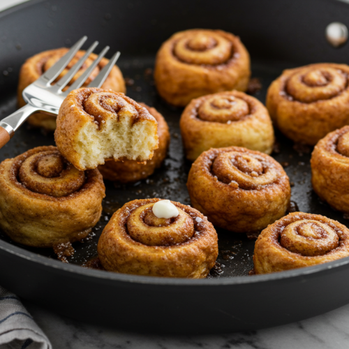 Cinnamon Roll French Toast Bites