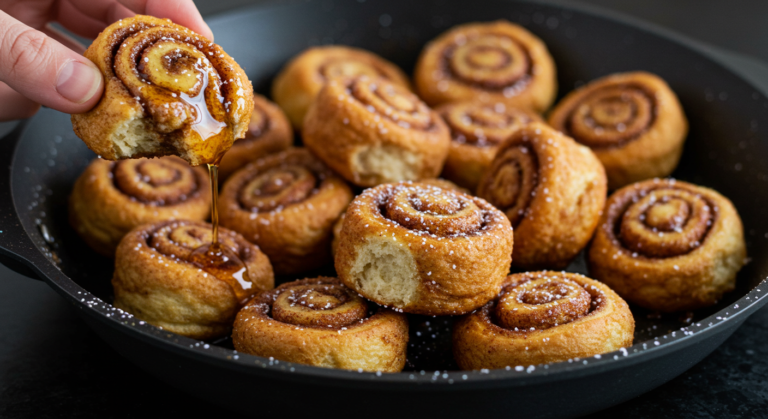 Cinnamon Roll French Toast Bites