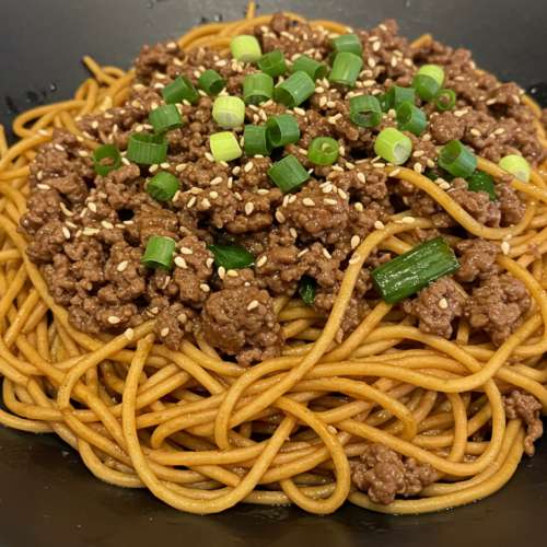 Quick Garlic Butter Steak Noodle Heaven