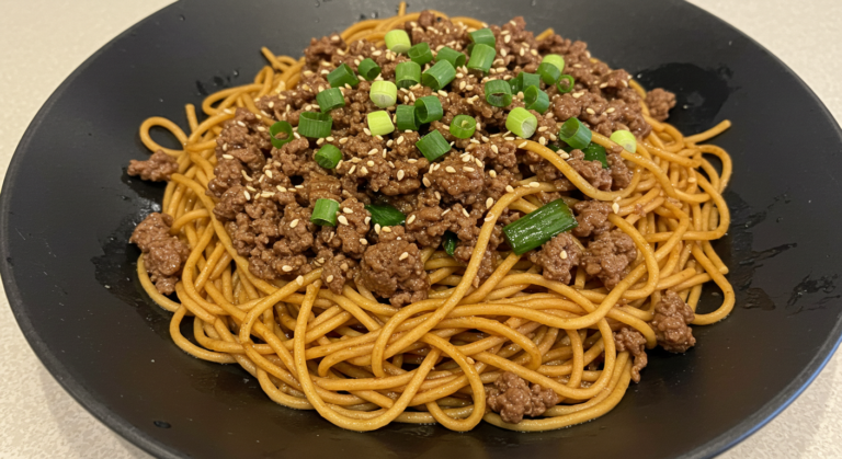 Quick Garlic Butter Steak Noodle Heaven