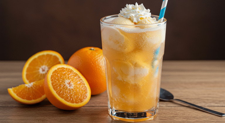 How to make a Boozy Creamsicle Float at home