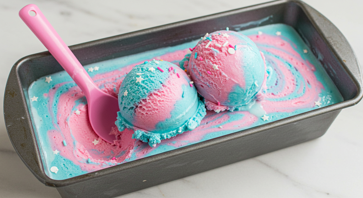 How to make Stargazer Cotton Candy Ice Cream at home