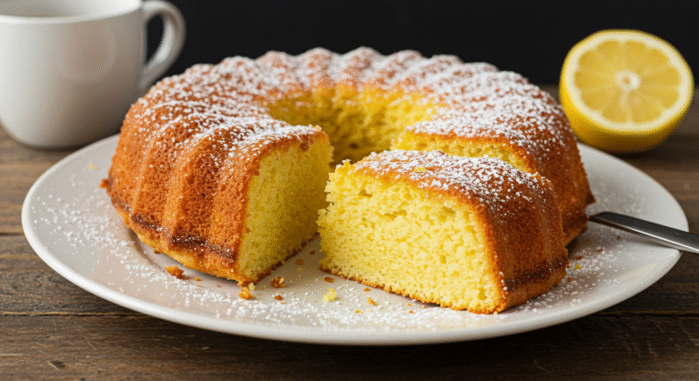 Light and moist Lemon Ricotta Cake recipe