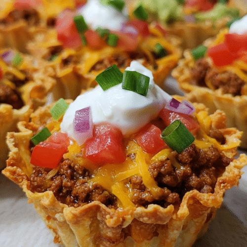 Taco Cupcakes Recipe