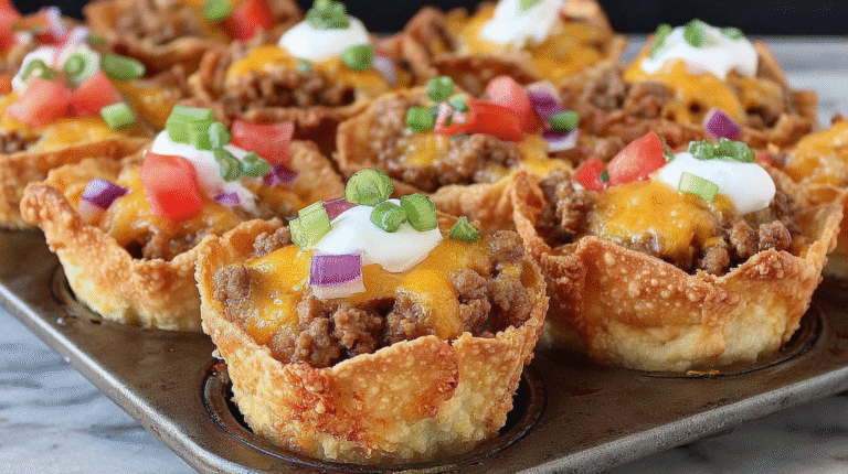 Taco Cupcakes: A Crowd-Pleasing Recipe