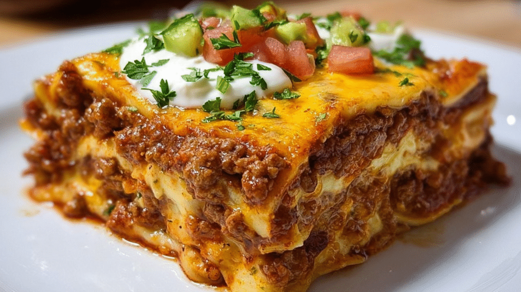 Taco lasagna