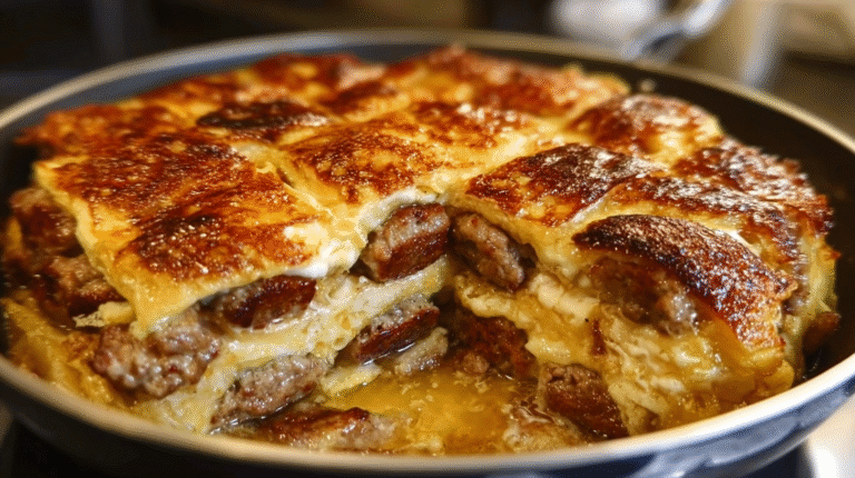 Pancake Sausage Casserole: 5-Min Sizzling Recipe