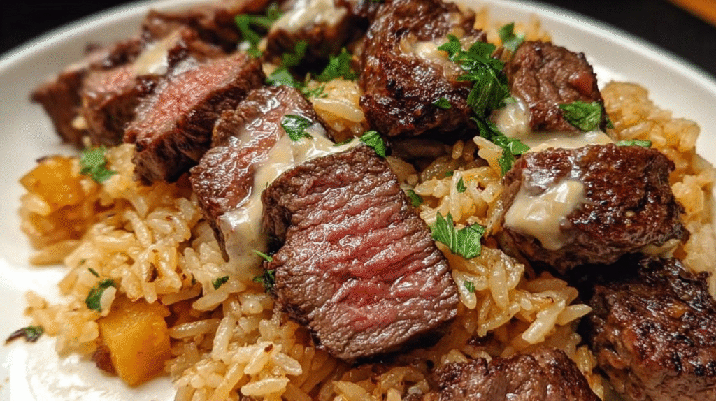 Steak & Queso Rice