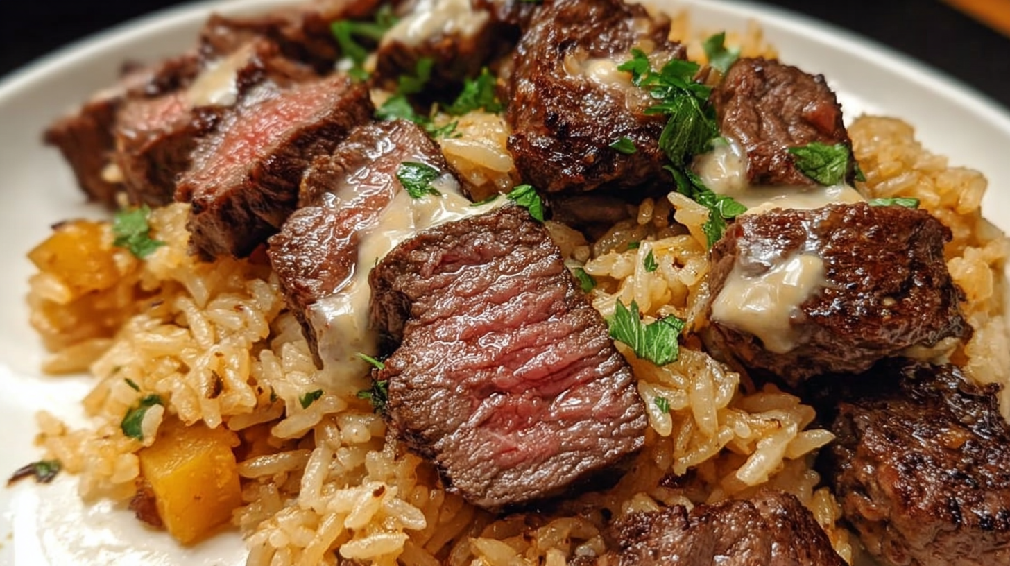 Steak & Queso Rice